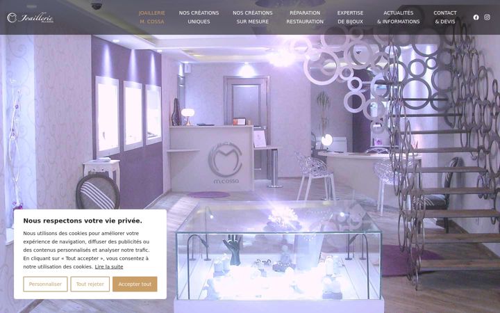 Screenshot of joaillerie-cossa.fr