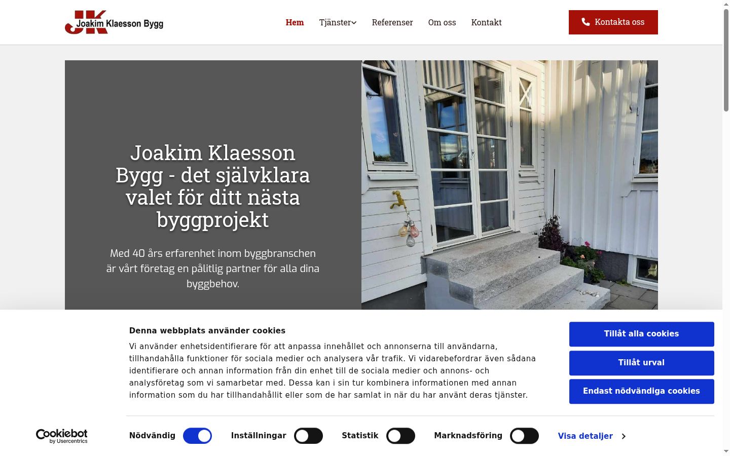 Sutikimo reklamjuostės, rodytos prieš bet kokią sąveiką, ekrano kopija