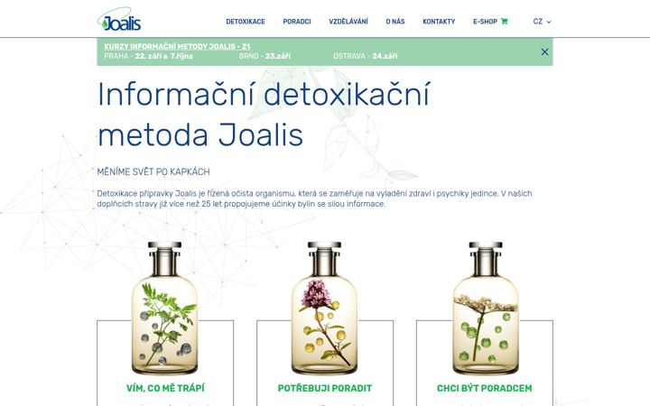 Screenshot of joalis.cz