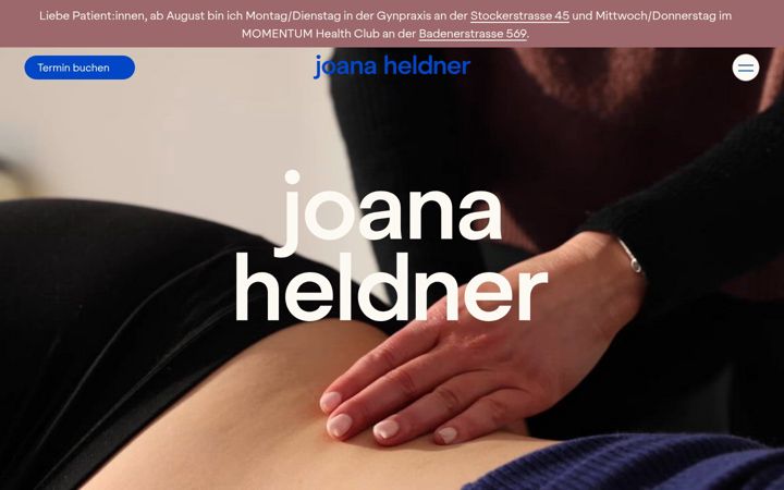 Screenshot of joana-heldner.ch