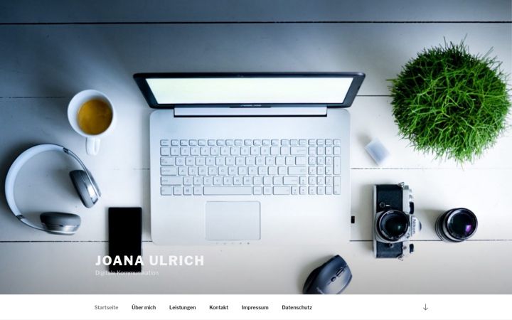 Screenshot of joanaulrich.de