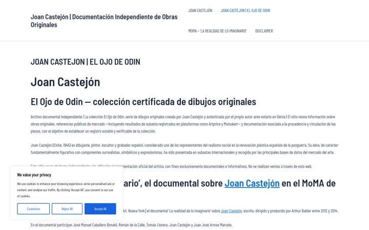 Screenshot of joancastejon.com