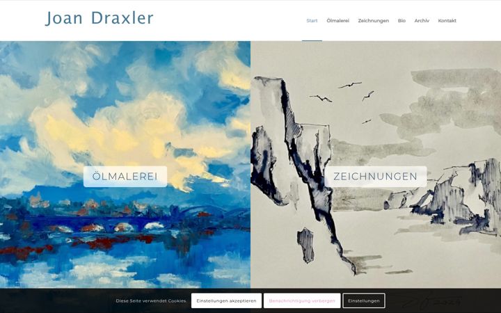 Screenshot of joandraxler.com