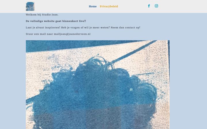 Screenshot of joanederveen.nl