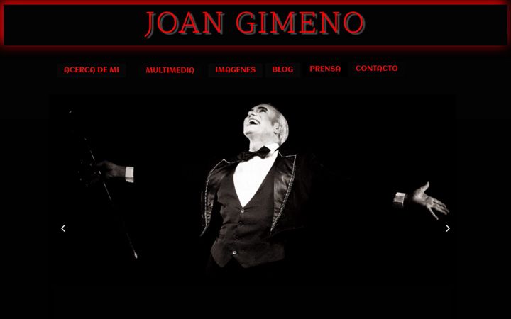 Screenshot of joangimeno.com