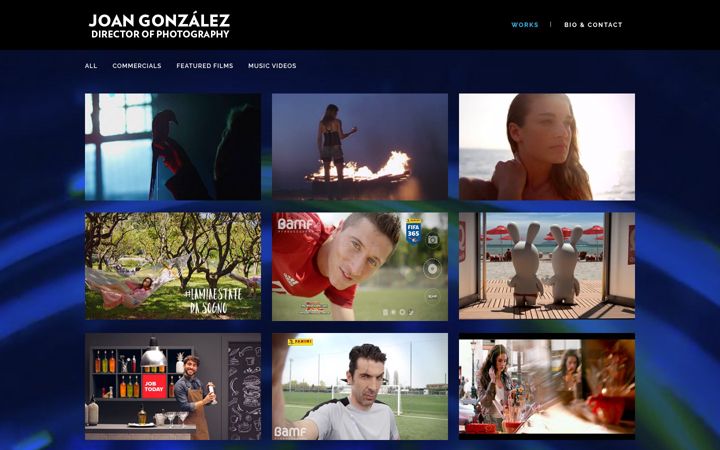 Screenshot of joangonzalez.com