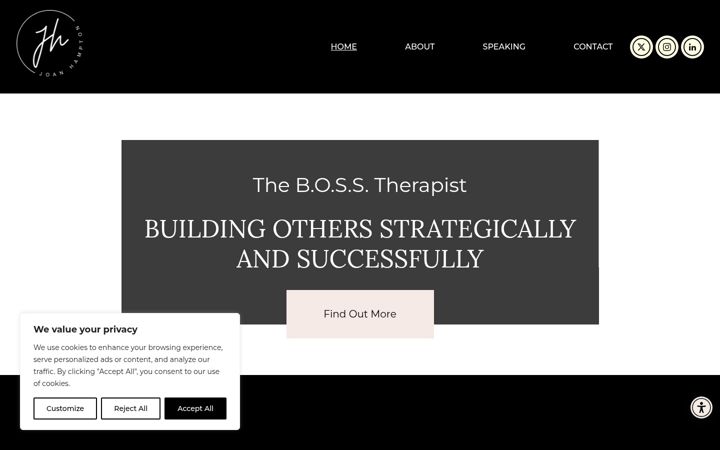 Screenshot of joanhampton.com