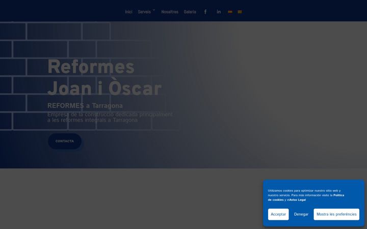 Screenshot of joanioscar.com