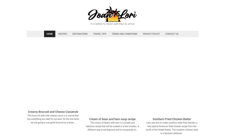Screenshot of joanlori.com