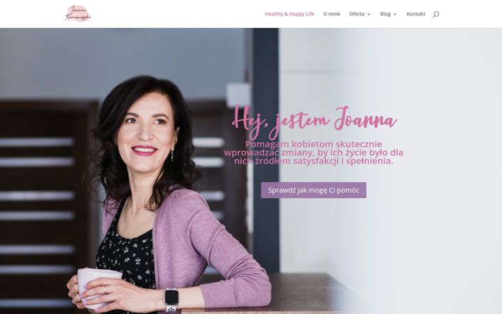 Screenshot of joannakarczewska.com