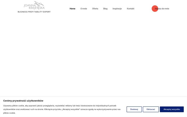 Screenshot of joannakrajewska.com