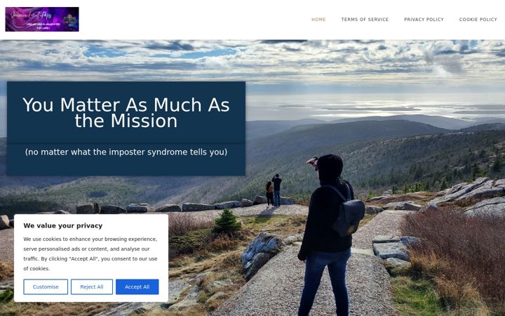 Screenshot of joannalundpops.com