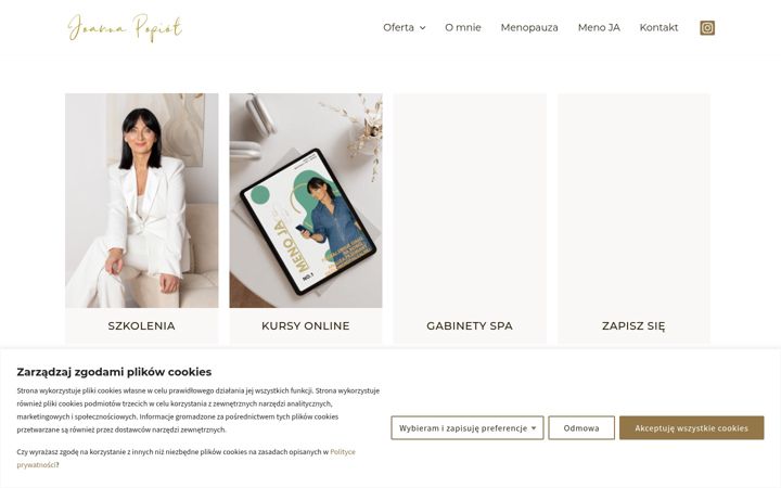 Screenshot of joannapopiol.pl