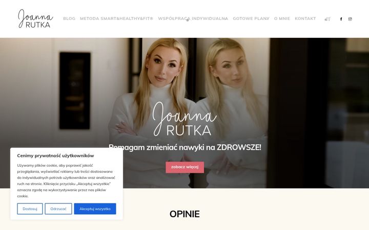 Screenshot of joannarutka.pl
