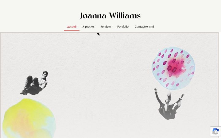 Screenshot of joannawilliams.fr