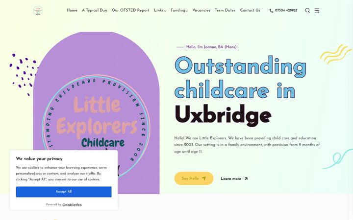 Screenshot of joannehall-hillingdon-childminding.co.uk