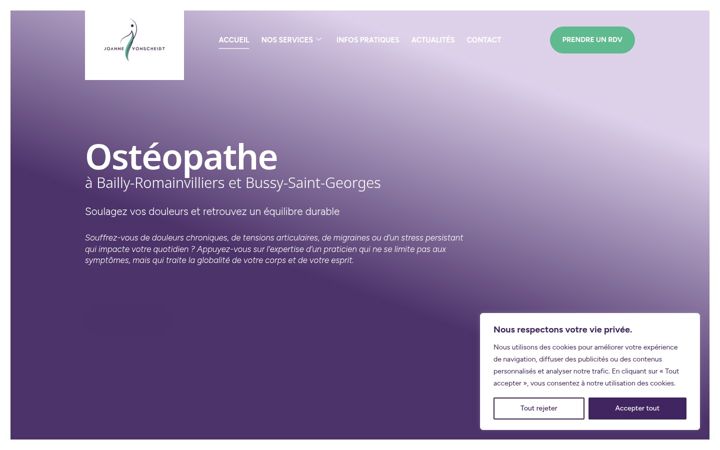 Screenshot of joannev-osteopathe.fr