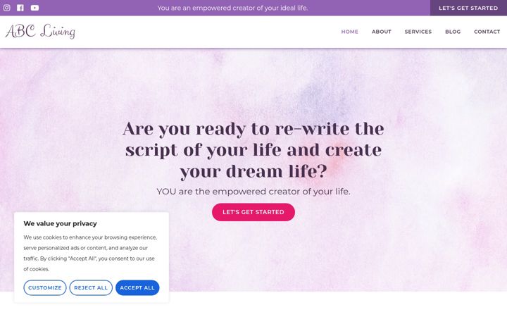 Screenshot of joanprotano.com