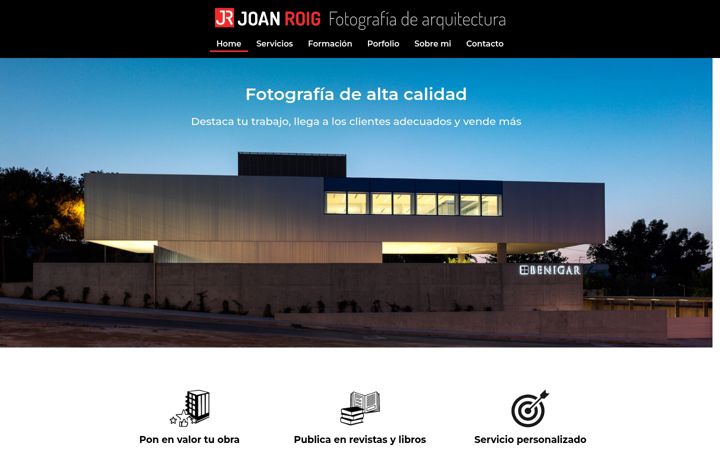 Screenshot of joanroig.com