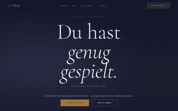 Screenshot of joao-heep.com