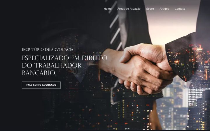 Screenshot of joaocsoaresadv.com.br
