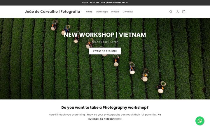 Screenshot of joaodecarvalhophoto.com
