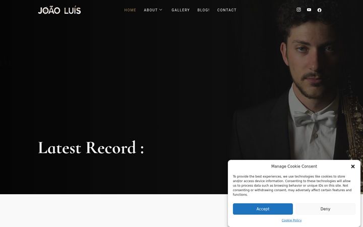 Screenshot of joaoluissax.com