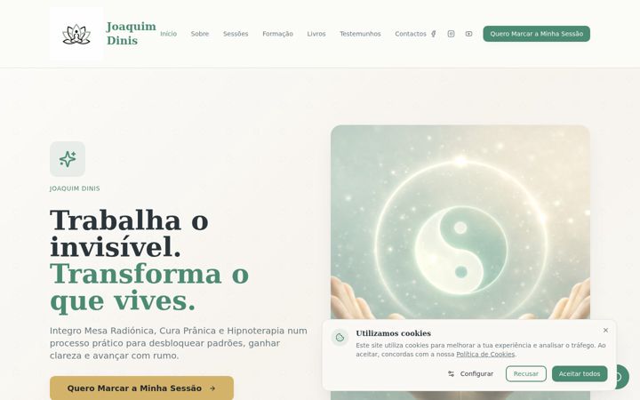 Screenshot of joaquimdinis.com