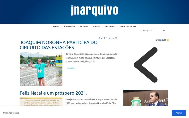 Screenshot of joaquimnoronha.com.br