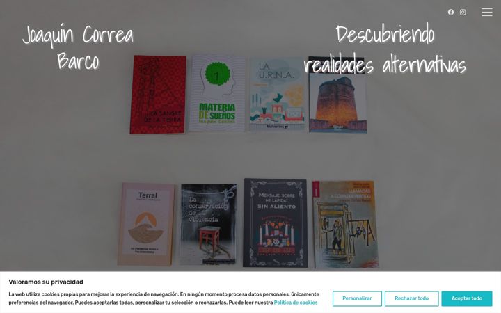 Screenshot of joaquincorreabarco.com