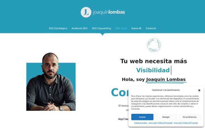 Screenshot of joaquinlombas.com