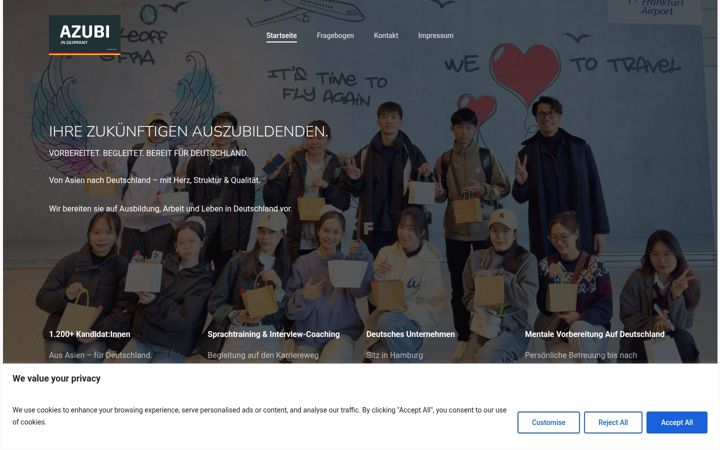 Screenshot of job-in-germany.de