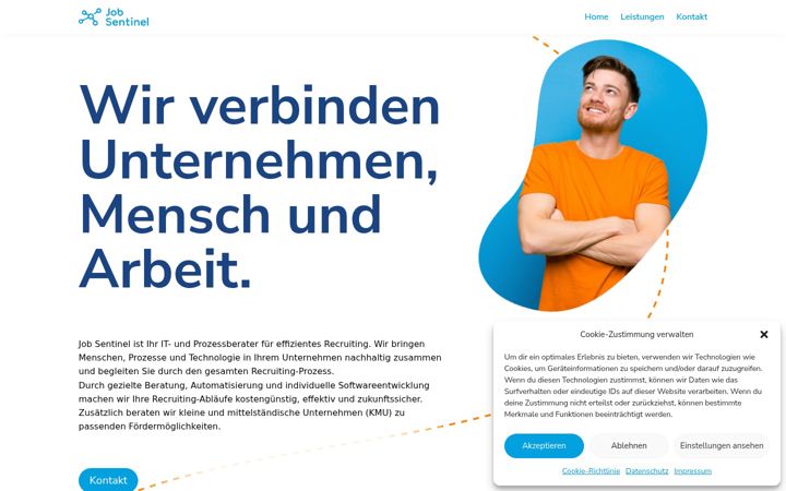 Screenshot of job-sentinel.com