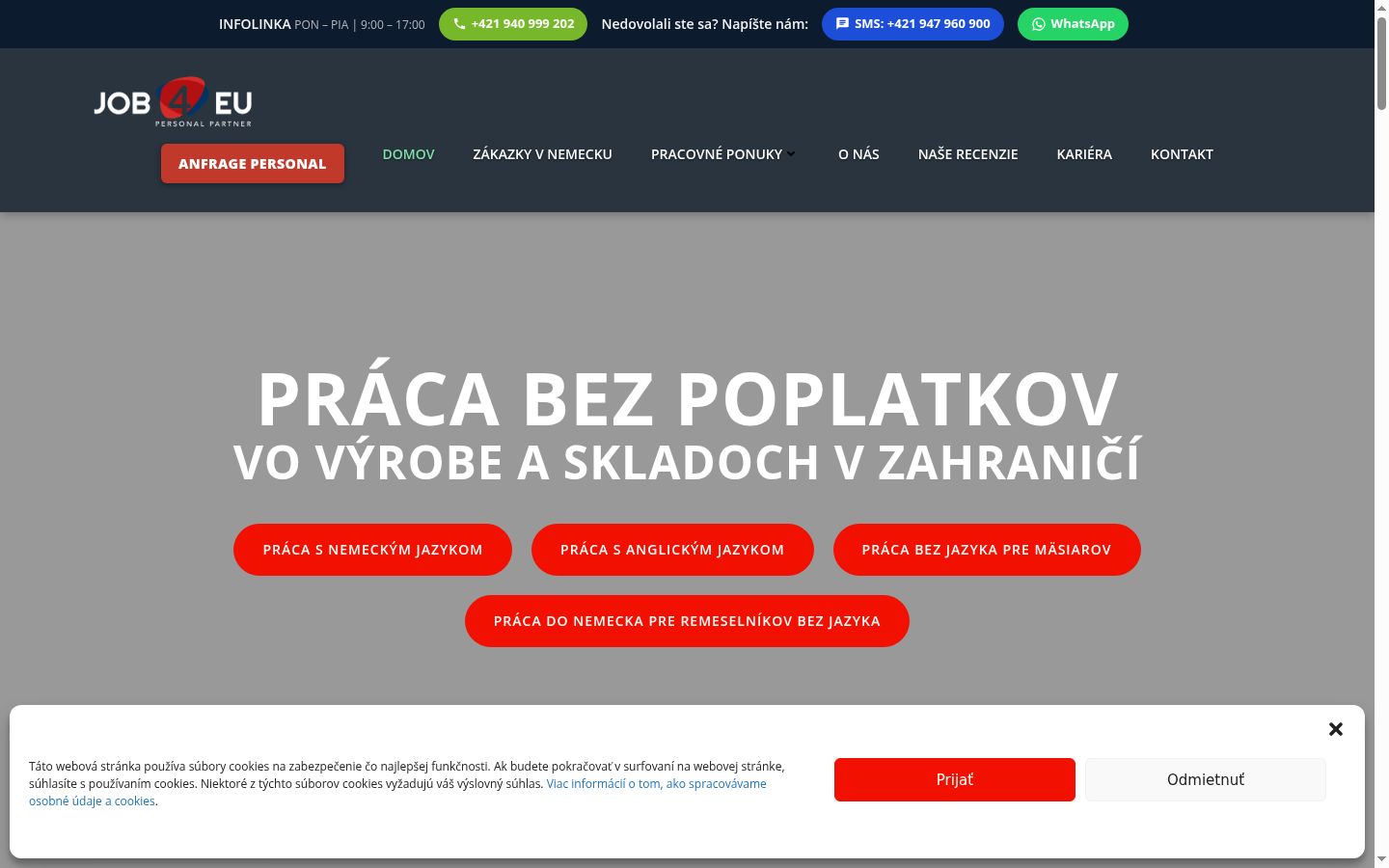Zrzut ekranu banera zgody wyświetlanego przed jakąkolwiek interakcją