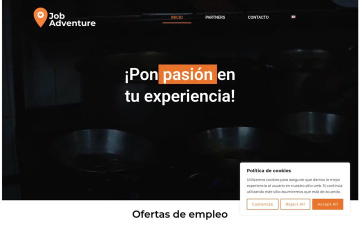 Screenshot of jobadventure.es