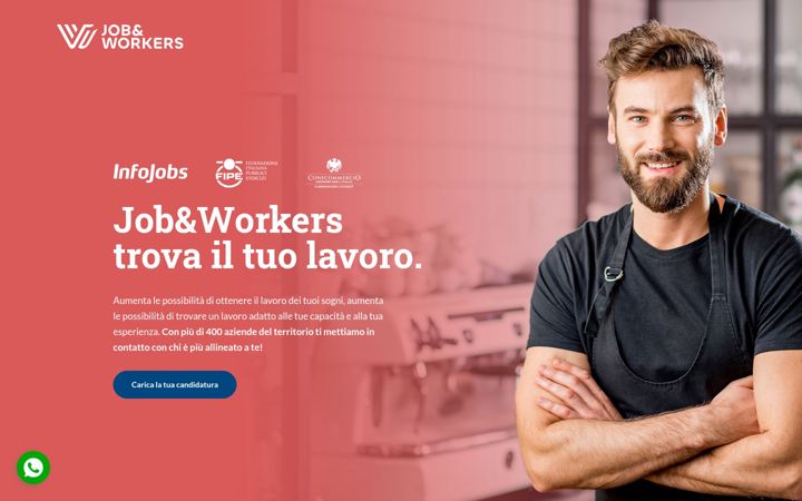 Screenshot of jobandworkers.it