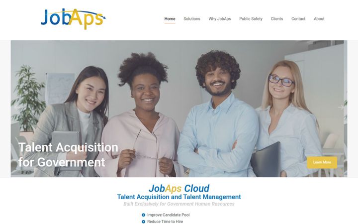 Screenshot of jobapscloud.com