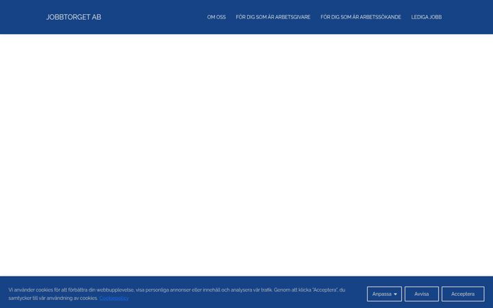 Screenshot of jobbtorget.com