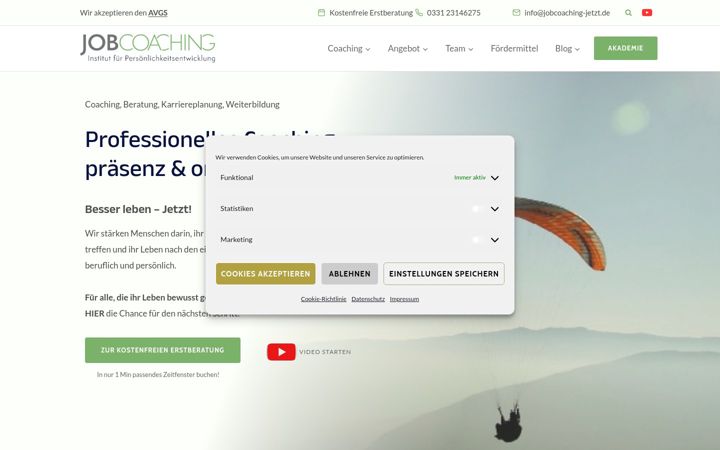 Screenshot of jobcoaching-jetzt.de