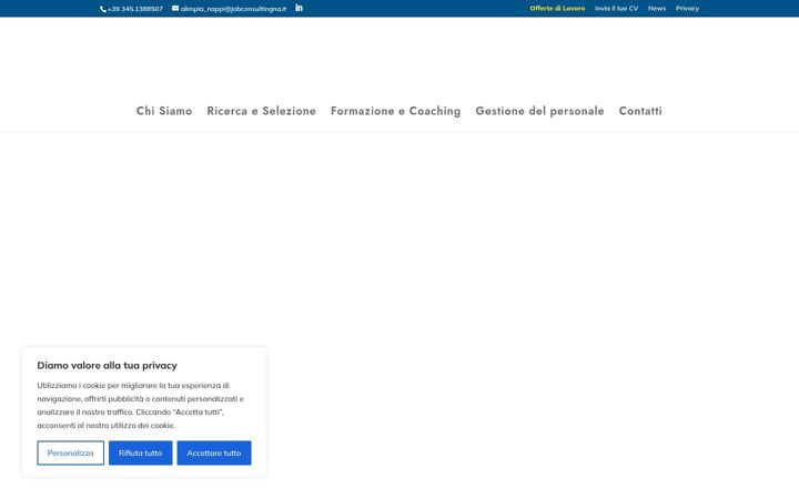 Screenshot of jobconsultingna.it