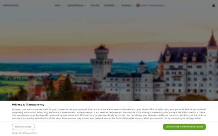 Screenshot of jobcopeu.com