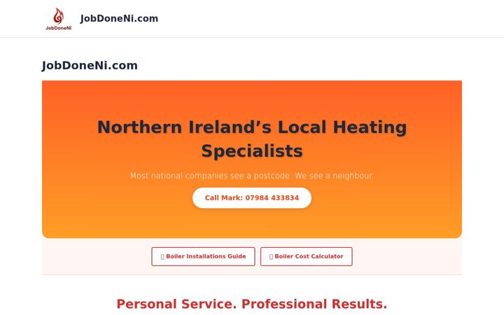Screenshot of jobdoneni.com