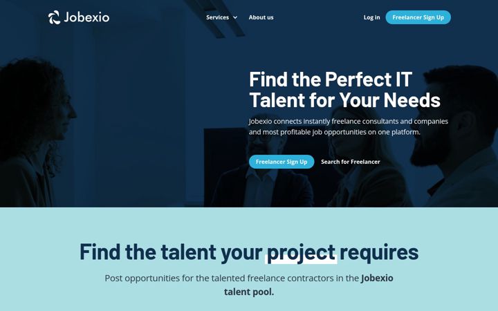 Screenshot of jobexio.com