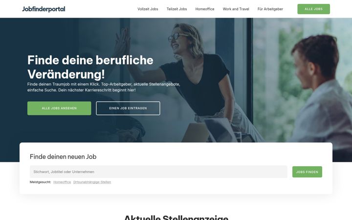 Screenshot of jobfinderportal.de