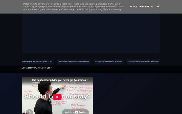 Screenshot of jobharder.com