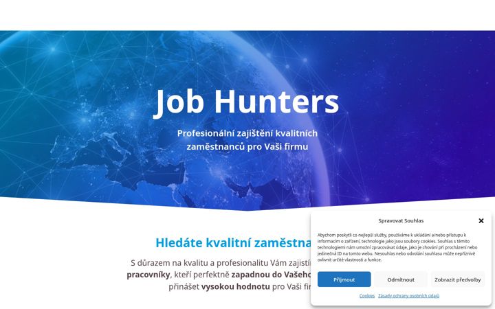 Screenshot of jobhunters.cz