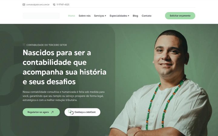 Screenshot of jobicont.com.br
