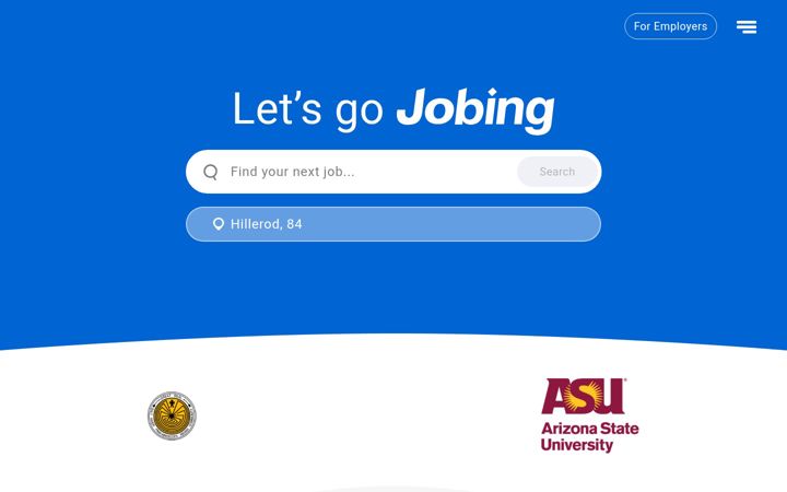 Екранна снимка на jobing.com