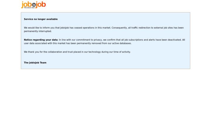 Screenshot of jobisjob.co.uk