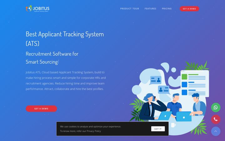 Screenshot of jobitus.com